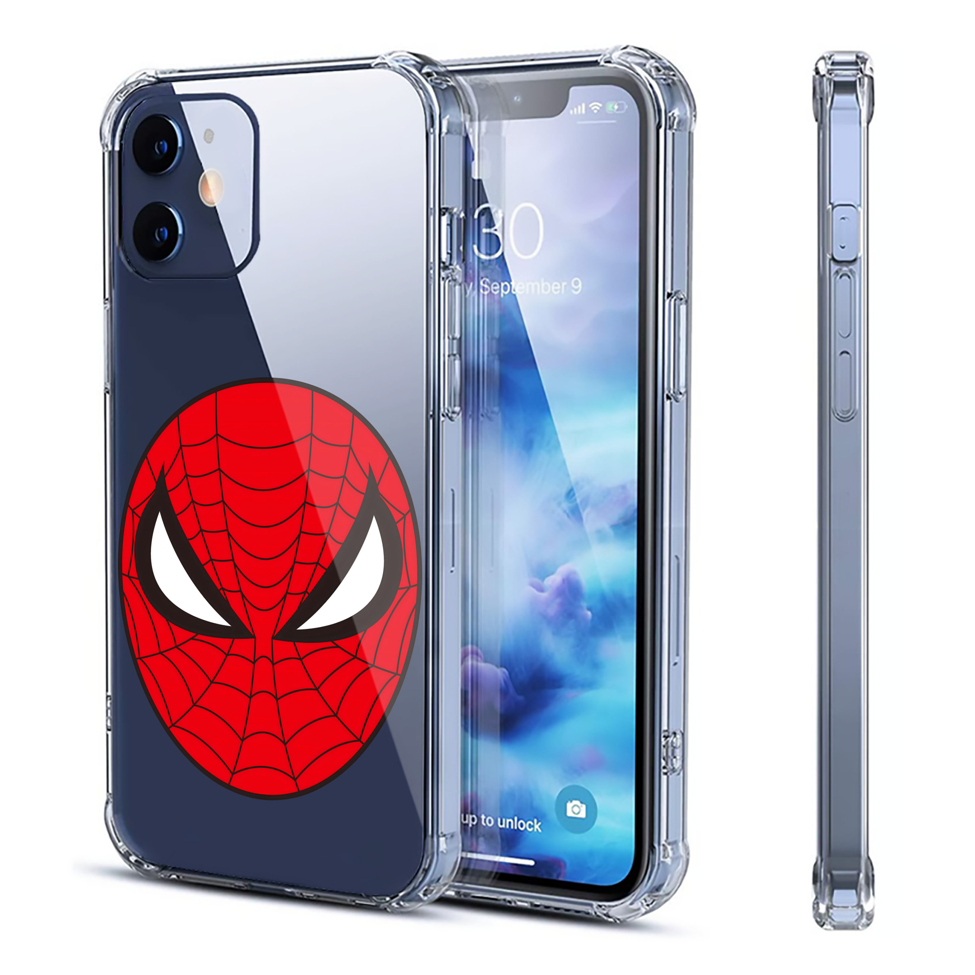 （画像用） アベンジャーズ The Avengers 【iPhone 12シリーズ対応】透明スマホケース（クリアソフトケース）